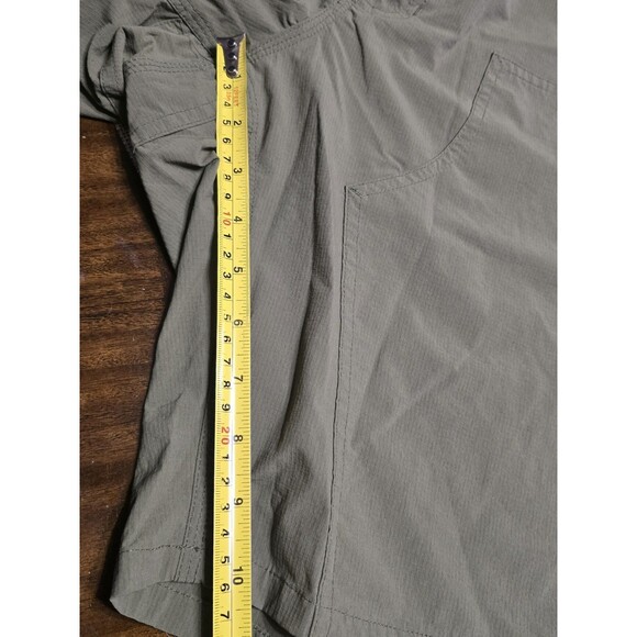 Howler Brothers Waterman’s Work Shorts 36 Olive Green Ripstop Nylon Stretch NWOT - Picture 8 of 12